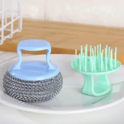 Robuste Drahtkugelbürste – Küchenreinigungswerkzeug