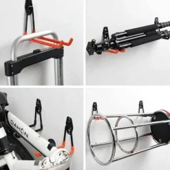 Robuste Fahrrad-Wandhalterung – Aufbewahrungslösung aus Metall