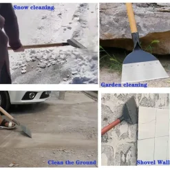 Robuste Gartenschaufel aus Stahl – Multifunktionales Reinigungswerkzeug