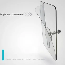 Robuste transparente selbstklebende Kleiderbügel – 10 Stück stanzfreie Wandhaken