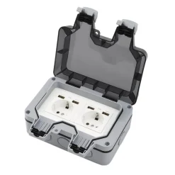 Robuste, wasserdichte Steckdosenabdeckung – Elektrischer Schutz im Außenbereich