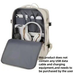 Robuster Reiserucksack, Laptop-Hülle, USB-Anschluss, Trolley-Hülle