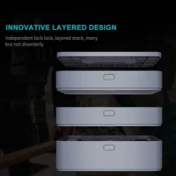 Robuster Werkzeugkasten – langlebige mehrschichtige Aufbewahrungslösung