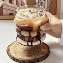 Robustes Glasbecher-Set – Hochbeständiges Trinkgeschirr für heiße und kalte Getränke