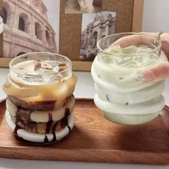 Robustes Glasbecher-Set – Hochbeständiges Trinkgeschirr für heiße und kalte Getränke