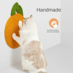 Robustes Kratzbrett in Mandarine für spielerische Entspannung und gesunde Krallen