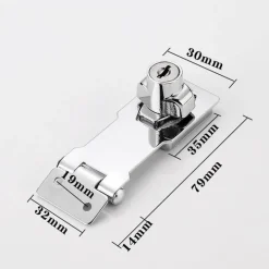 Robustes Schubladenschloss aus Edelstahl – sicheres Schrankschloss