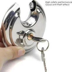 Robustes Vorhängeschloss aus Edelstahl – Sicheres Rundschloss