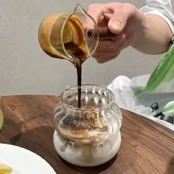 Robustes Wasserbecher-Set aus Glas – stilvolles, hitzebeständiges Trinkgeschirr für Kaffee, Tee und Saft