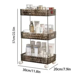 Rollendes Badezimmer-Aufbewahrungsregal – Mobiler Organizer auf Rädern