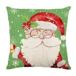 Rosa Weihnachtskissenbezüge - Festliches Kissenset