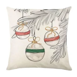 Rosa Weihnachtskissenbezüge - Festliches Kissenset