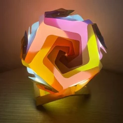 Rosen-Windmühlenlampe – Dekoratives LED-Nachtlicht