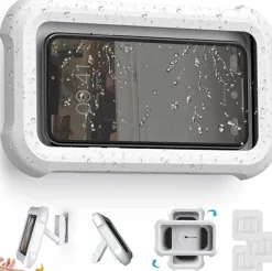 Rotatable Waterproof Shower Phone Holder - Bathroom Accessory