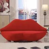 Rotes Doppelsitzer-Sofa – Stilvolles Loveseat-Möbel