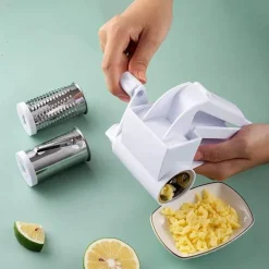 Rotierende Käsereibe aus Edelstahl – Küchenutensil