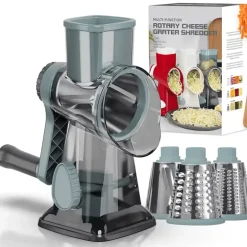 Rotierende Käsereibe aus Edelstahl – Küchenutensil