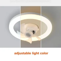 Rotierende LED-Deckenventilatorlampe - 2-in-1-Leuchte