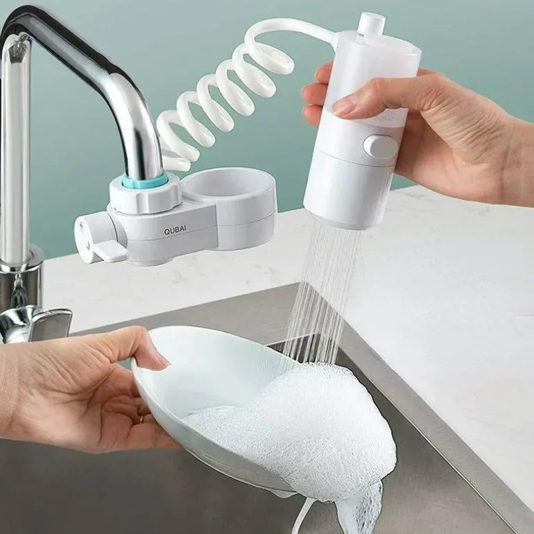 Rotierende Wasserhahndüse für Geschirrspülmaschinen – Mehrzweck-Reinigungswerkzeug
