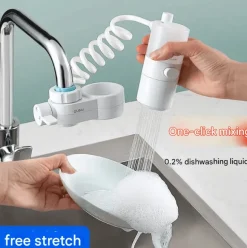Rotierende Wasserhahndüse für Geschirrspülmaschinen – Mehrzweck-Reinigungswerkzeug