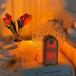 Rotierende Wasserwellen-Nachtlampe – Beruhigendes LED-Stimmungslicht