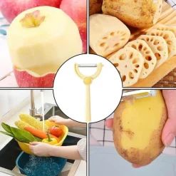 Rotierender Gemüse- und Obstschäler – einfach zu verwendendes Küchenwerkzeug