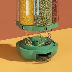 Rotierender Getreidevorratsspender - 6-Fach-Organizer für die Speisekammer