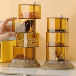 Rotierender Make-up-Organizer – Stilvolle Aufbewahrungsbox für Kosmetik