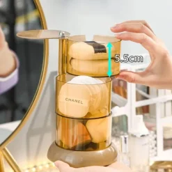Rotierender Make-up-Organizer – Stilvolle Aufbewahrungsbox für Kosmetik