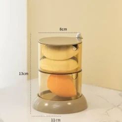 Rotierender Make-up-Organizer – Stilvolle Aufbewahrungsbox für Kosmetik