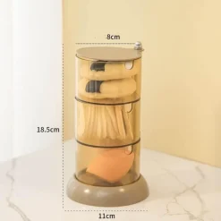 Rotierender Make-up-Organizer – Stilvolle Aufbewahrungsbox für Kosmetik