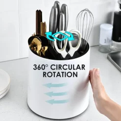 Rotierender Messerhalter – Organizer für Küchenutensilien
