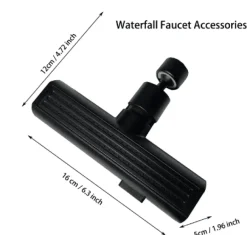 Rotierender Wasserhahnbelüfter mit Wasserfall-Design – universelle Spülbeckenverlängerung