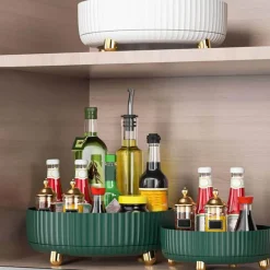 Rotierendes Gewürzregal – 360-Grad-Küchen-Organizer