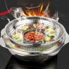 Rotierendes Hot Pot-Kochgeschirr aus Edelstahl – Easy Cook Küchenwerkzeug