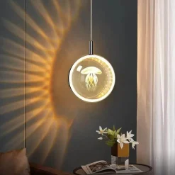 Rotierendes Kristall-LED-Stimmungslicht – Romantisches Wohndekor