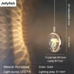Rotierendes Kristall-LED-Stimmungslicht – Romantisches Wohndekor