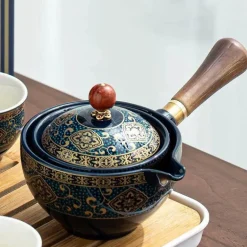 Rotierendes Puer-Teeset – Chinesisches Gongfu-Teegeschirr