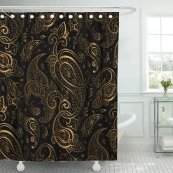 Royal Paisley Shower Curtain - Elegant Bathroom Decor