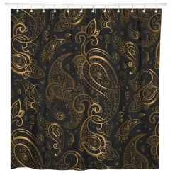 Royal Paisley Shower Curtain - Elegant Bathroom Decor