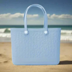 Rubber Beach Tote Bag – Extra große Strandtasche aus Silikon für Damen