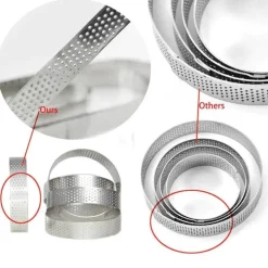 Runde Kuchenform aus Edelstahl – Backwerkzeug