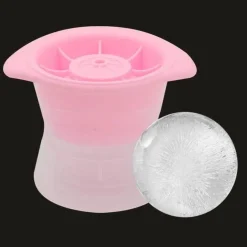 Runder Eiswürfelbereiter aus Silikon – Große Eisschale für Getränke