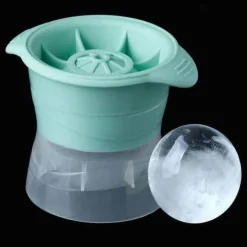 Runder Eiswürfelbereiter aus Silikon – Große Eisschale für Getränke