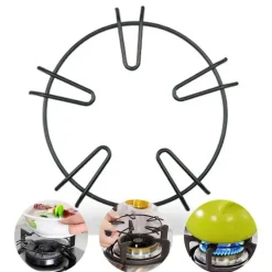 Runder, rutschfester Milchtopfhalter – Küchenregal für Gasherde