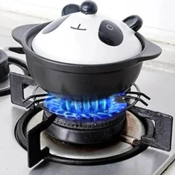 Runder, rutschfester Topfhalter für Gasherde – Küchen-Organizer-Gestell