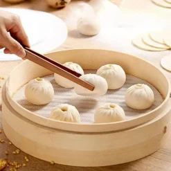 Rundes Dampftuch-Set – 5-teiliges Dampftuch-Set für Brötchen und Brot