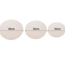 Rundes Dampftuch-Set – 5-teiliges Dampftuch-Set für Brötchen und Brot