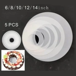Rundes Kuchen-/Keksform-Set – DIY-Dessert-Dekorationswerkzeuge