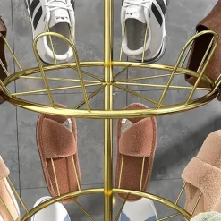 Rundes Schuhregal – platzsparender Organizer